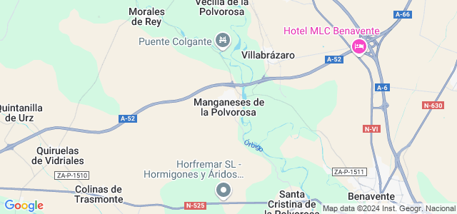 Mapa de Manganeses de la Polvorosa