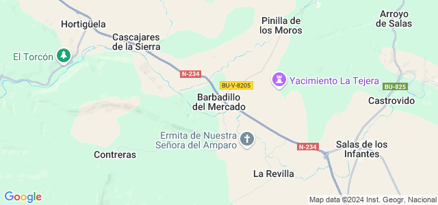 Mapa de Barbadillo del Mercado