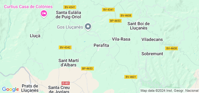 Mapa de Perafita