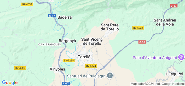 Mapa de Sant Vicenç de Torelló