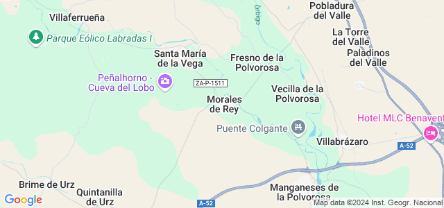 Mapa de Morales de Rey