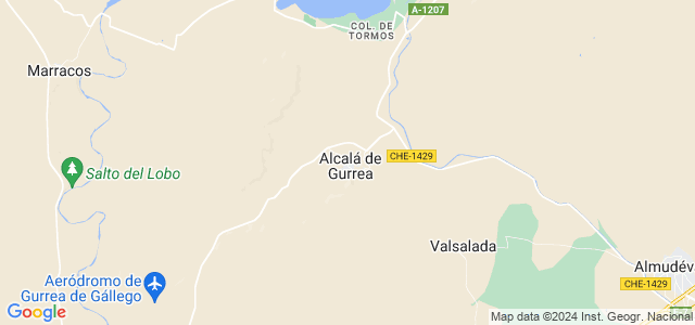 Mapa de Alcalá de Gurrea