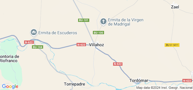 Mapa de Villahoz