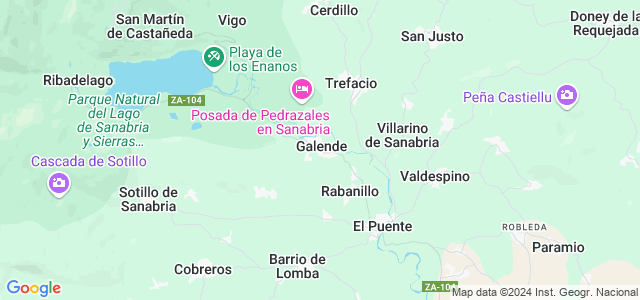 Mapa de Galende