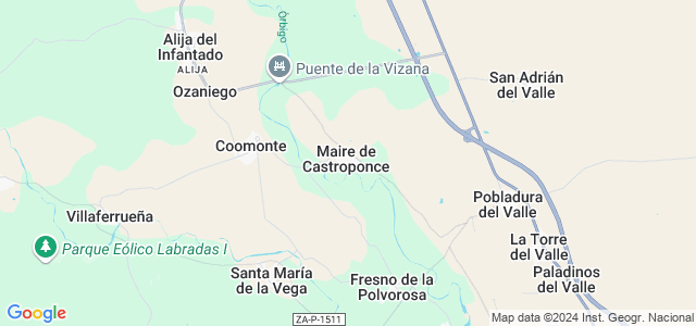 Mapa de Maire de Castroponce