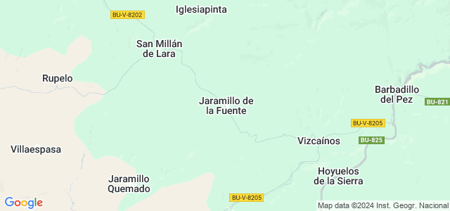 Mapa de Jaramillo de la Fuente