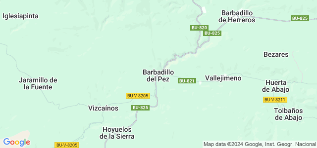 Mapa de Barbadillo del Pez