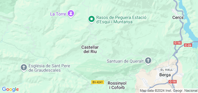 Mapa de Castellar del Riu