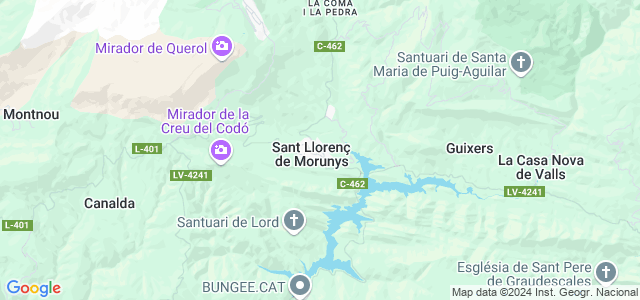 Mapa de Sant Llorenç de Morunys