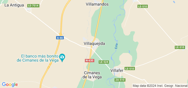 Mapa de Villaquejida