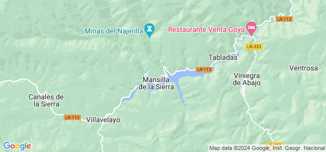 Mapa de Mansilla de la Sierra