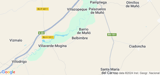 Mapa de Belbimbre