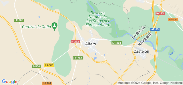 Mapa de Alfaro