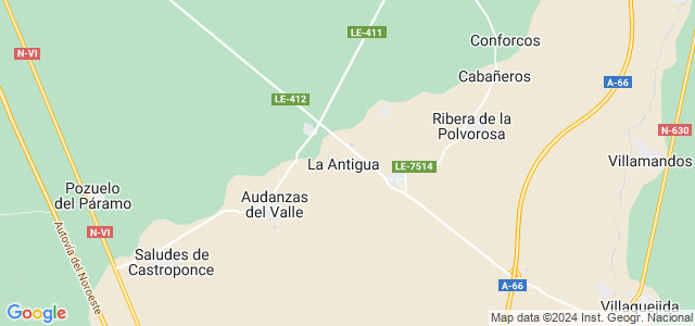 Mapa de Antigua