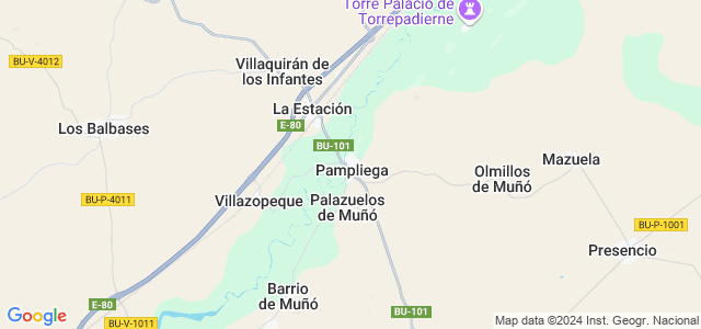 Mapa de Pampliega