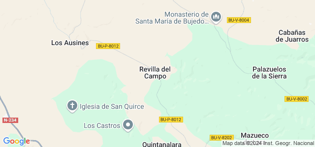 Mapa de Revilla del Campo