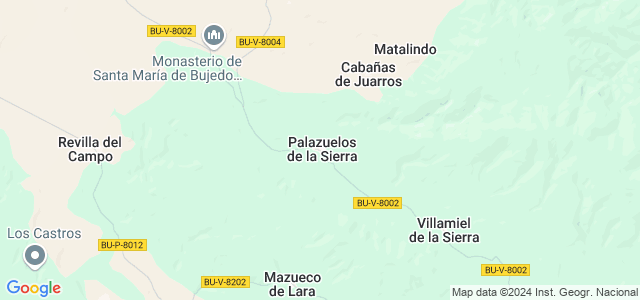 Mapa de Palazuelos de la Sierra