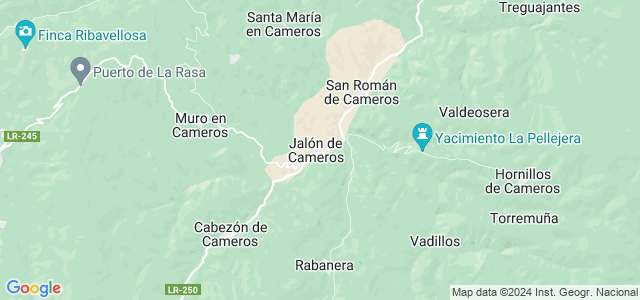 Mapa de Jalón de Cameros