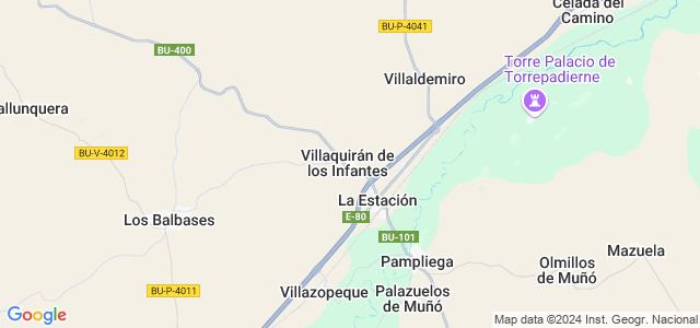 Mapa de Villaquirán de los Infantes