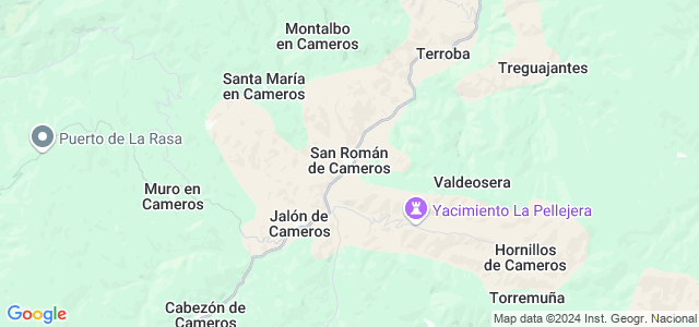 Mapa de San Román de Cameros