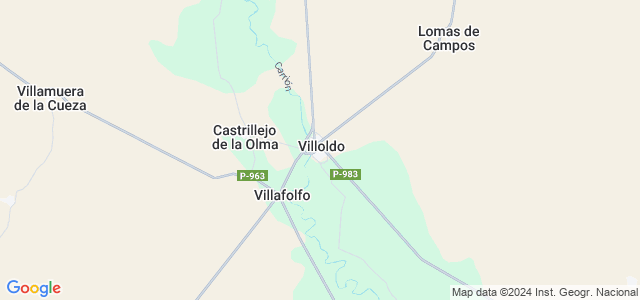 Mapa de Villoldo