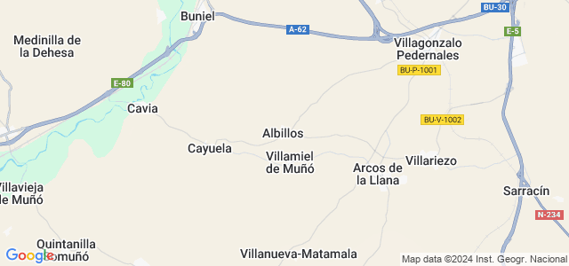 Mapa de Albillos