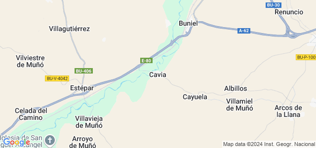 Mapa de Cavia