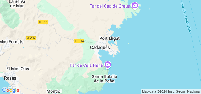 Mapa de Cadaqués