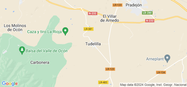 Mapa de Tudelilla