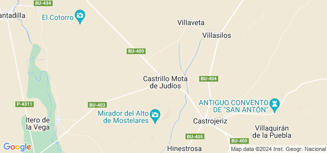 Mapa de Castrillo Matajudíos