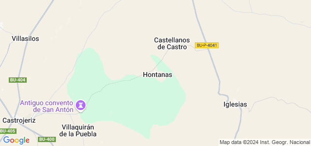 Mapa de Hontanas