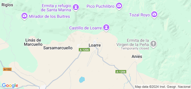 Mapa de Loarre