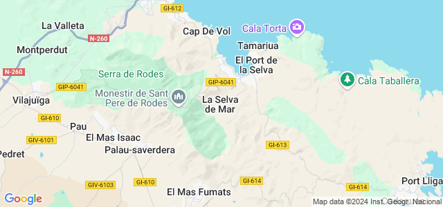 Mapa de Selva de Mar