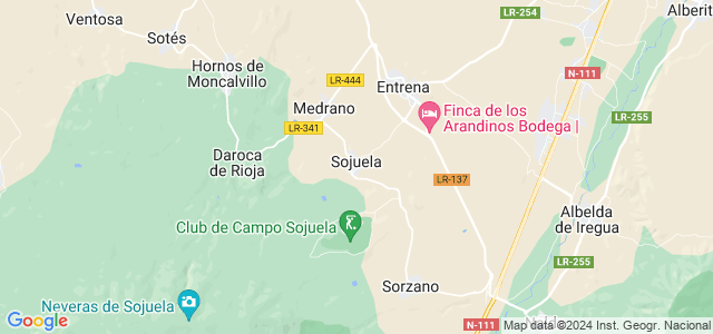 Mapa de Sojuela