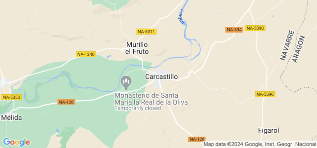 Mapa de Carcastillo