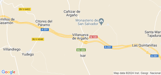Mapa de Villanueva de Argaño