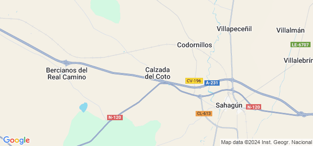 Mapa de Calzada del Coto