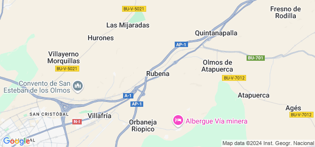 Mapa de Rubena