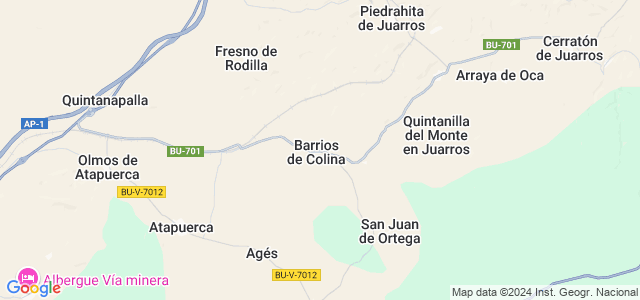 Mapa de Barrios de Colina