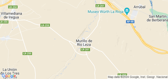 Mapa de Murillo de Río Leza