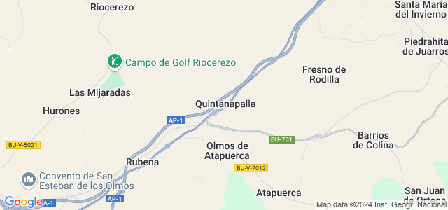 Mapa de Quintanapalla