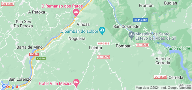 Mapa de Nogueira de Ramuín