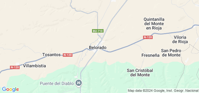 Mapa de Belorado