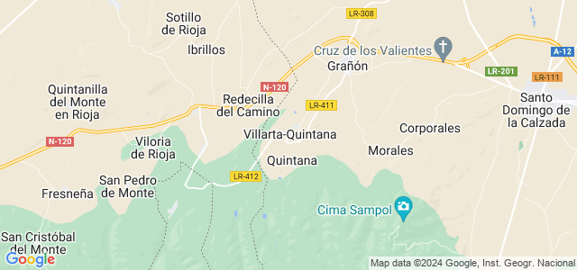Mapa de Villarta-Quintana