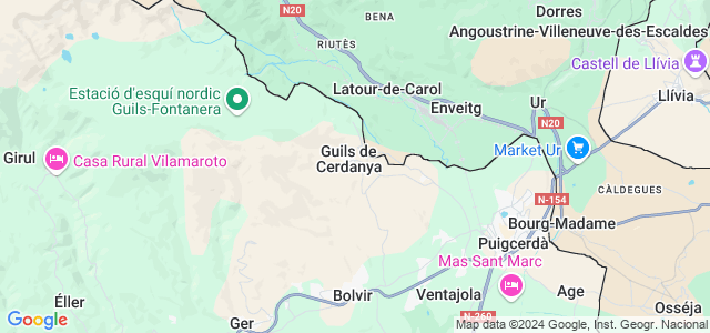 Mapa de Guils de Cerdanya