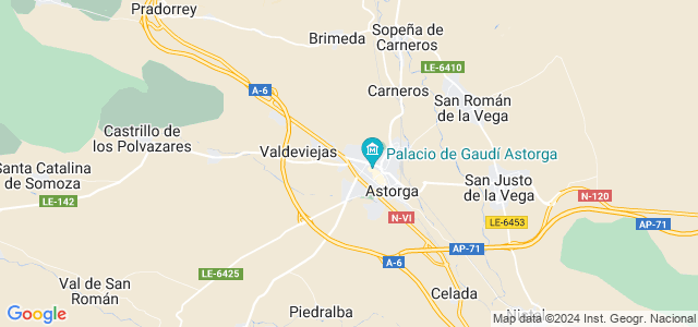 Mapa de Astorga