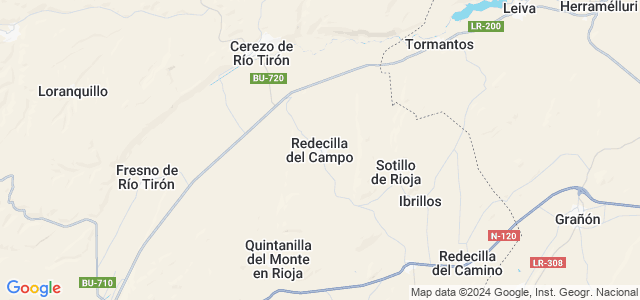 Mapa de Redecilla del Campo