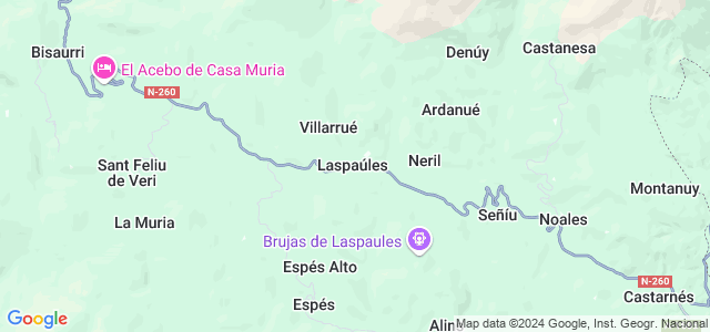 Mapa de Laspaúles