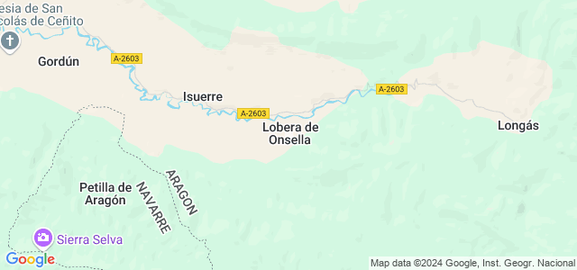 Mapa de Lobera de Onsella