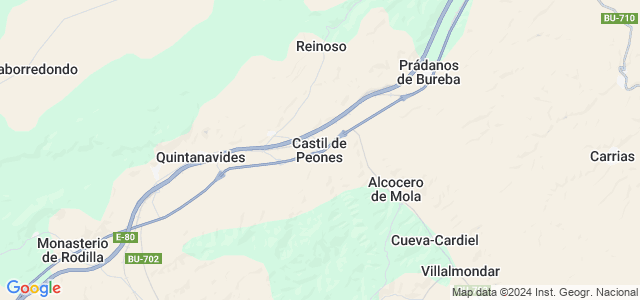 Mapa de Castil de Peones